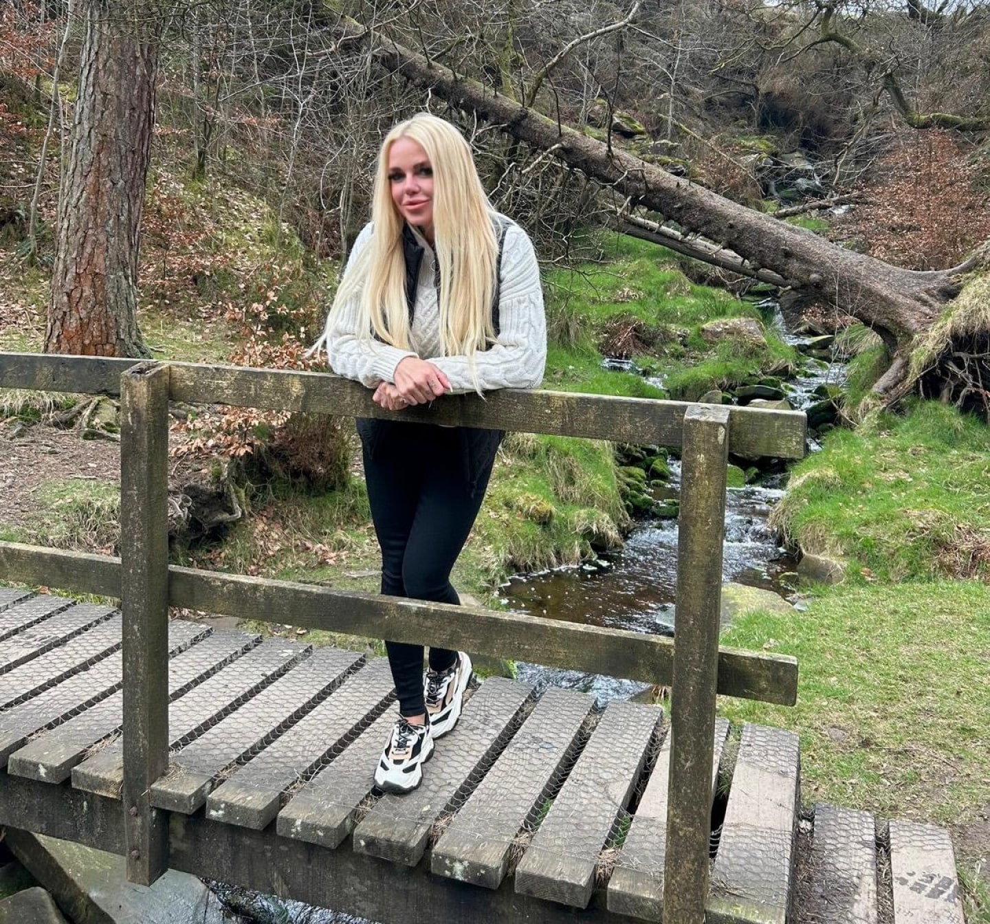 Laura on bridge